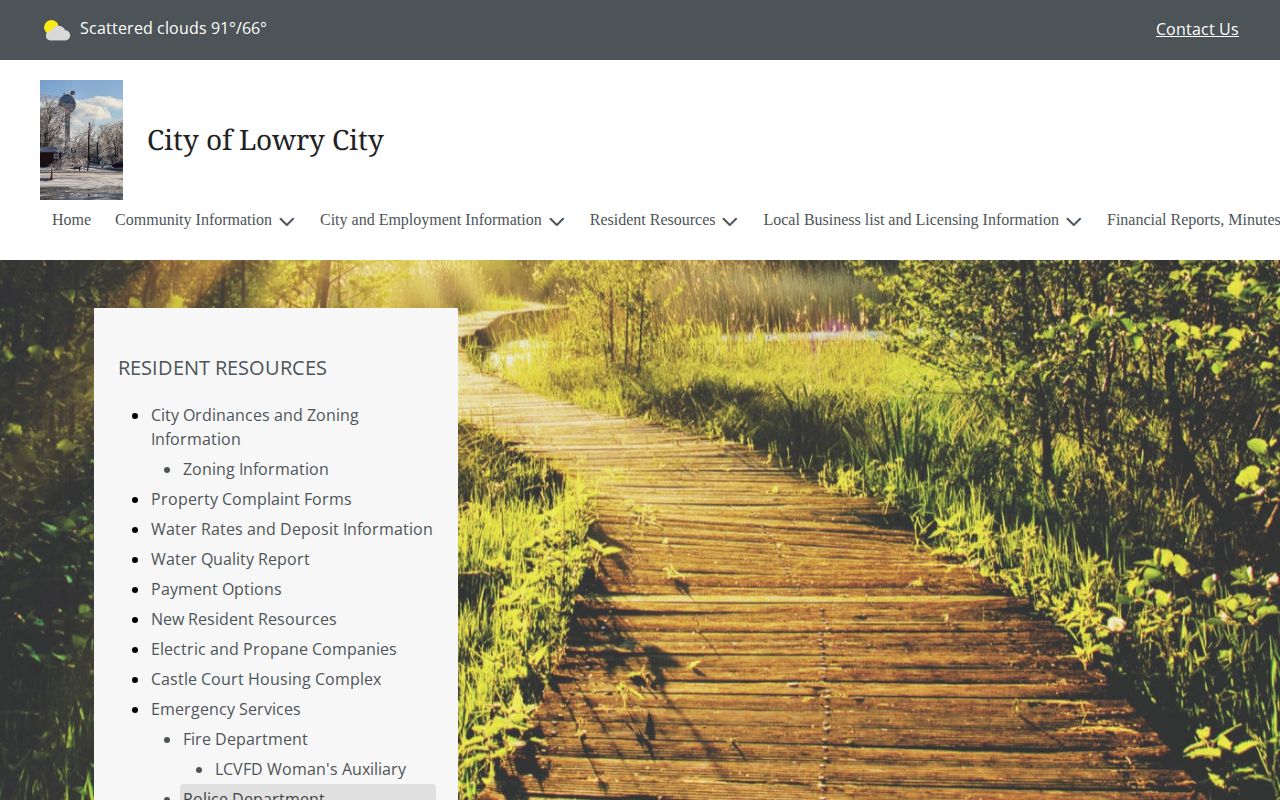 St. Clair County Lowry City arrest-record source page